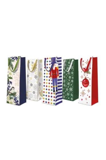 Paw Torba prezentowa butelka Bo�e Narodzenie mix