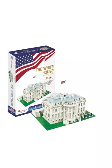 Puzzle 3D 56 el. Bia�y Dom Cubic Fun