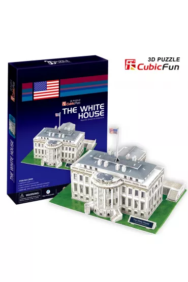 Puzzle 3D 56 el. Biały Dom Cubic Fun | TaniaKsiazka.pl