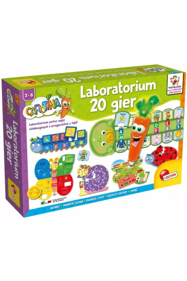 Carotina. Laboratorium 20 gier Lisciani