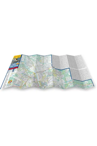 Warszawa plan miasta 1:29 000 laminat