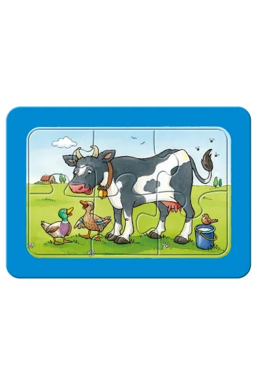 Puzzle 3x6 el. Zwierzaki Ravensburger