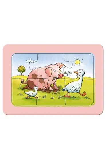 Puzzle 3x6 el. Zwierzaki Ravensburger