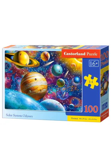 Puzzle 100 el. Uk�ad s�oneczny Castorland