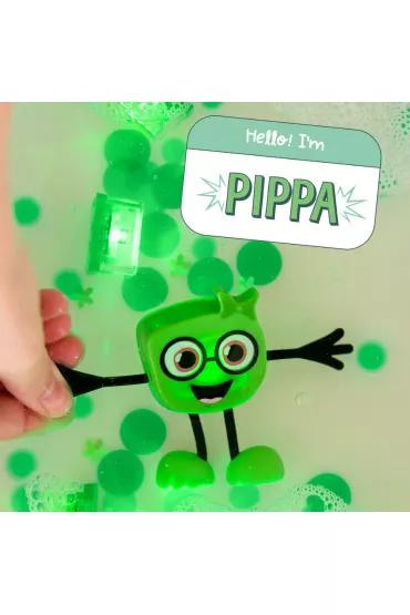 Glo Pals Posta� do k�pieli Pippa - zestaw z dwiema kostkami sensorycznymi �wiec�cymi w wodzie
