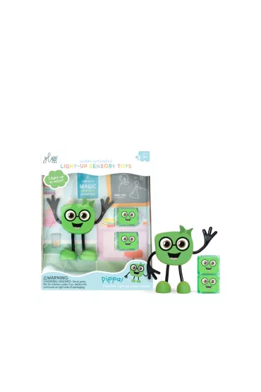 Glo Pals Posta� do k�pieli Pippa - zestaw z dwiema kostkami sensorycznymi �wiec�cymi w wodzie