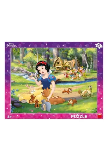 Puzzle ramkowe Kr�lewna �nie�ka 40el Dino Toys