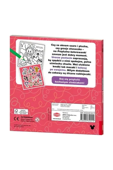 Disney Miki i przyjaciele. Przytulne kolorowanki