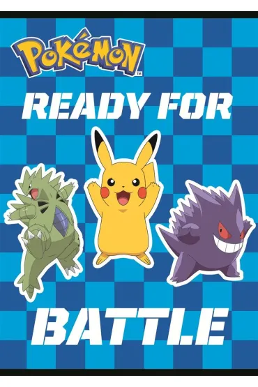 St. Majewski Zeszyt A5 ok�adka laminowana 70g/m2 Pokemon krata 32 kartki