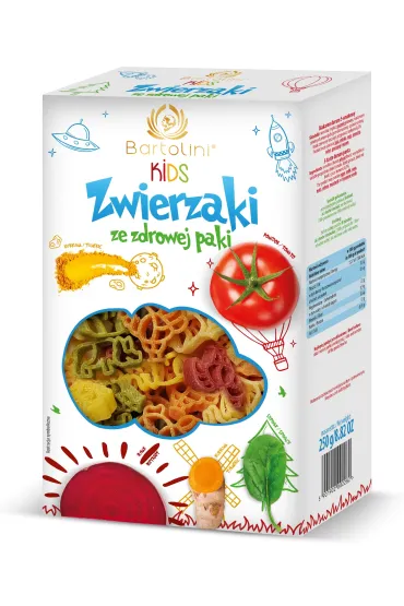 Bartolini Makaron dla dzieci Zwierz�tka 250 g