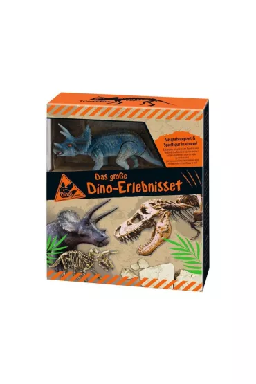 Figurka Dinozaura + Szkielet Dinozaura