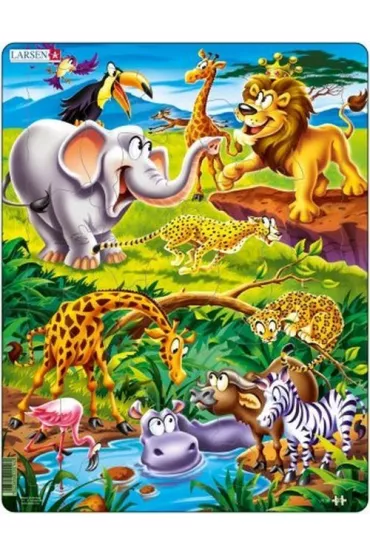 Puzzle 18 el. Kr�l Lew Larsen