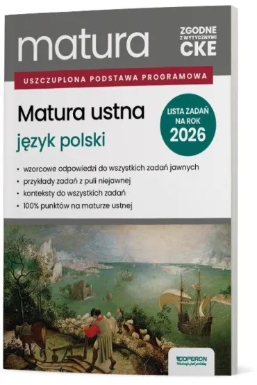 Pakiet Matura 2026: J�zyk polski. Matura ustna, Matematyka. Zbi�r zada� maturalnych. Lata 2010-2025, J�zyk angielski. Repetytorium maturalne