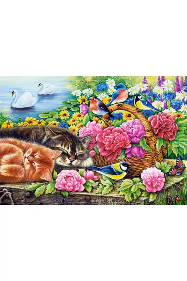 Puzzle 1000 el. Lazy Sunday Castorland