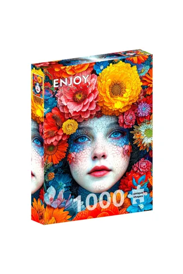 Puzzle 1000 Kwiatowy makija� Enjoy