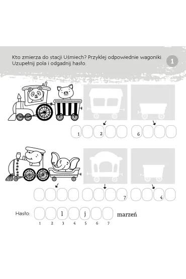 Zgadywanie-doklejanie. Krzy��wki - Sabina  Grabias