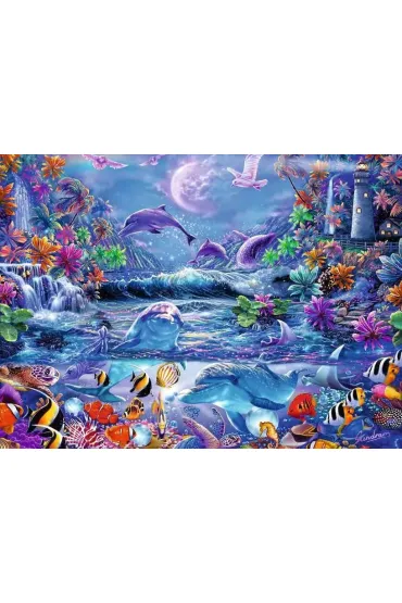Puzzle 500 el. �wiec�ce w ciemno�ci - Magiczny �wiat Ravensburger