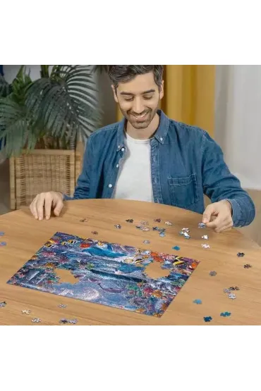Puzzle 500 el. �wiec�ce w ciemno�ci - Magiczny �wiat Ravensburger