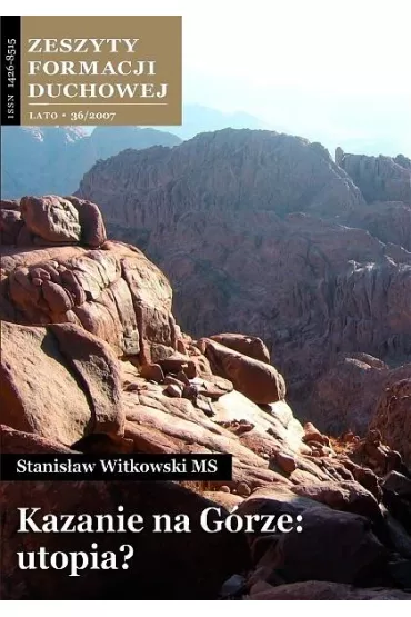 Zeszyty Formacji Duchowej nr 36 Kazanie na G�rze.. - Stanis�aw Witkowski