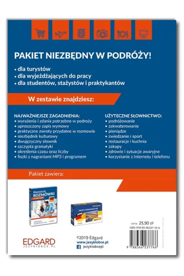Niemiecki na ka�dy wyjazd. Rozm�wki + 100 fiszek