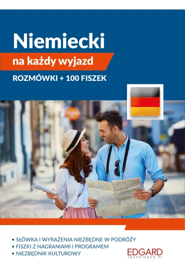 Niemiecki na ka�dy wyjazd. Rozm�wki + 100 fiszek