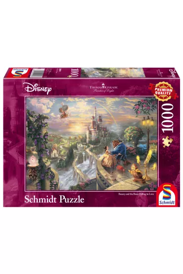Puzzle 1000 el. Thomas Kinkade Pi�kna i Bestia Schmidt