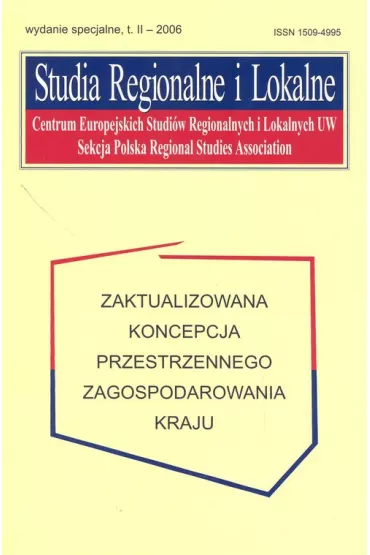 Studia Regionalne i Lokalne. Zaktualizowana koncepcja przestrzennego zagospodarowania kraju
