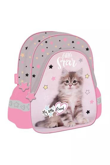 St. Majewski Plecak ma�y D1 Grey Cat My Little Friend