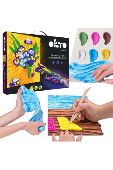 Sensory Art Okto Zestaw kreatywny - Irysy 30x40 cm