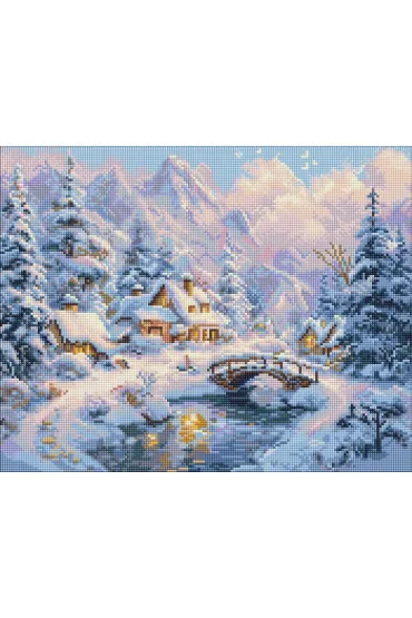 Ideyka Mozaika diamentowa - Zimowy spok�j 40x50cm