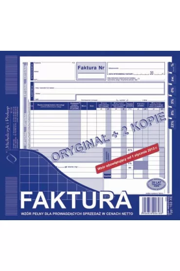 Michalczyk i Prokop Druk Faktura VAT netto