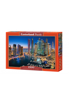 Puzzle 1500 el. Wieowce Dubaju Castorland