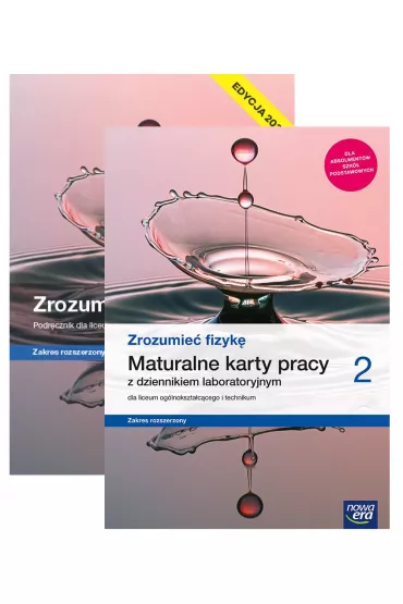 Zrozumie� fizyk� 2. Podr�cznik i maturalne karty pracy z dziennikiem laboratoryjnym. Liceum og�lnokszta�c�ce i technikum. Zakres rozszerzony - Joanna Borgensztajn, Krzysztof Byczuk, Marcin Braun, El�bieta W�jtowicz, Agnieszka  Byczuk, Piotr Toma