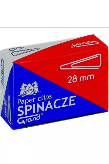Spinacz trjktny Grand T-28 100 szt.