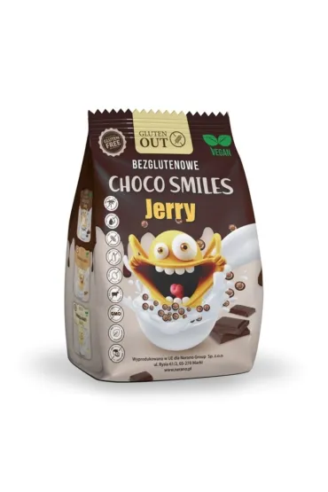 Jerry Chrupki zbo�owe kakaowe smiles bezglutenowe 375 g