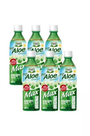 Pure Plus My Aloe Max Napj z aloesem Zestaw 6 x 500 ml