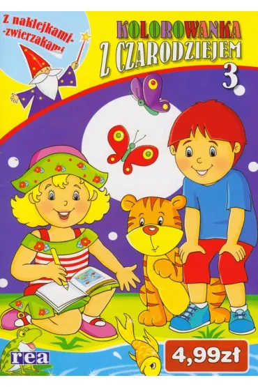 Kolorowanka z czarodziejem 3 * * - Ala Hanna Murgrabia