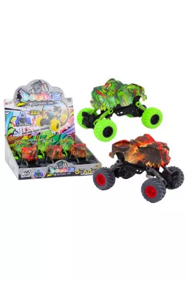 Auto terenowe dinozaur nap�d frykcyjny MIX LeanToys