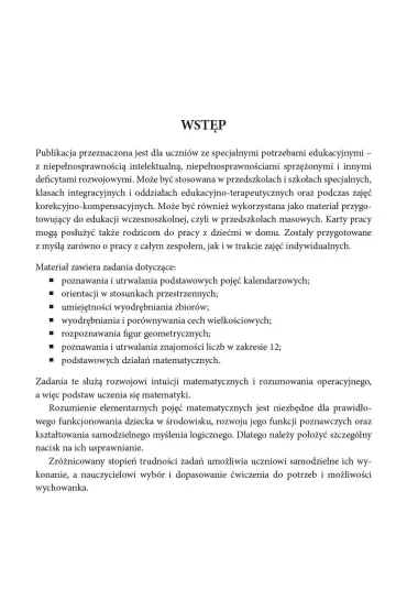 Matematyka Karty pracy dla uczni�w z niepe�nosprawno�ci� intelektualn� cz�� 3 - Agnieszka Borowska-Kociemba, Ma�gorzata Krukowska