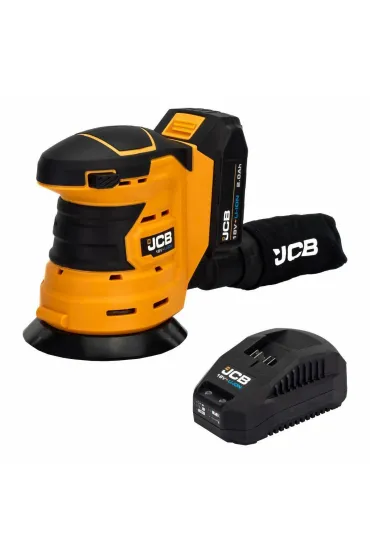 Jcb Szlifierka mimo�rodowa 18v 125mm 1x2,0ah torba