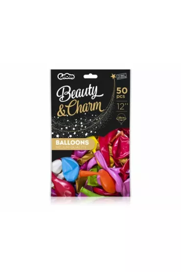Godan Balony Beauty&Charm metaliki CB-MMX5 50 szt.