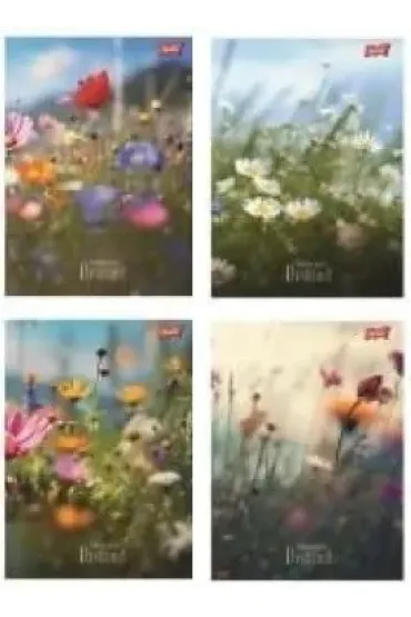 St. Majewski Zeszyt A5 Romantic Meadow kratka 60 kartek 10 szt.