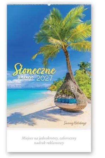 Lucrum Kalendarz 2027 reklamowy S�oneczne wakacje