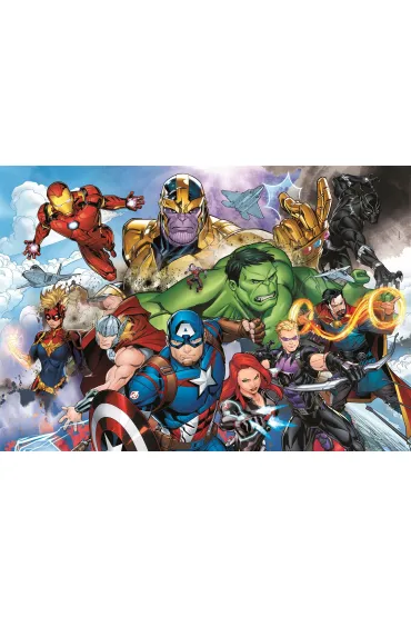 Puzzle 104 el. SuperColor. Avengers Clementoni