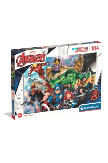 Puzzle 104 el. SuperColor. Avengers Clementoni