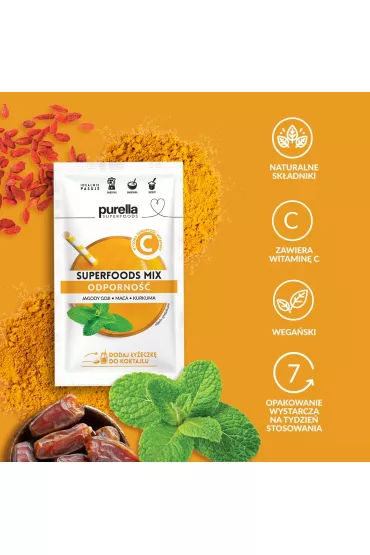Purella SuperFoods Mix Odporno�� zestaw 3 x 40 g