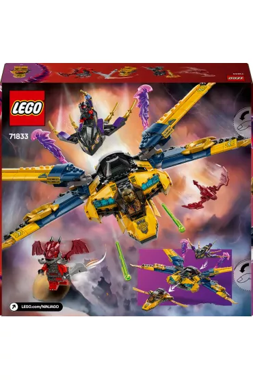 LEGO NINJAGO Ras i burzowy superodrzutowiec Arina 71833