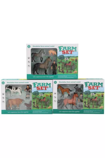 Zestaw zwierz�t domowych - mini farma MIX