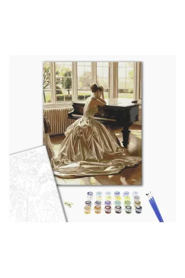 Brushme Malowanie po numerach - Zmys�owa Przerwa 40x50cm