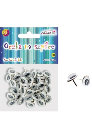 Aliga Oczka na szpilce 10mm